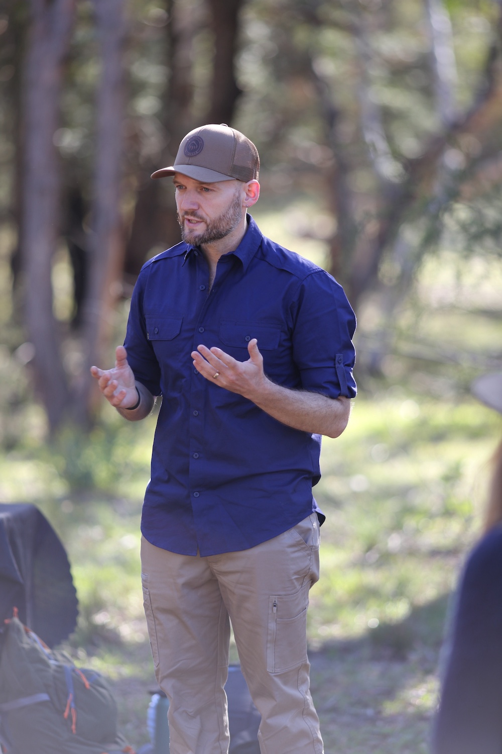 Trent Mason in the bush